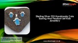 Sterling Silver 925 Handmade Cute Earring And Pendant Set Kids J