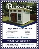 100 Off Original Modular Studios from ModShed