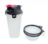 Buy 2 in 1 Dog Food Water Bottle and Portable Bowl for Pets Shop