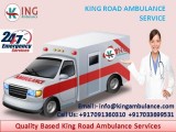 Top-Class King Road Ambulance Service in Muzaffarpur at Low-Fare