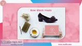 Bow Black Heels - Toufie