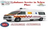An Economical Ambulance Service in Nehru Place is Just One Call 