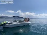 Renting a boat in lake Tahoe