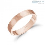Mens Rose Gold Wedding Bands
