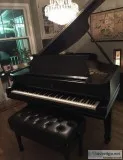 Baby grand piano