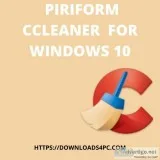 Piriform CCleaner for Windows 10