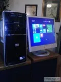 hp desktop and a 17&quotmonitor win.8 and 7 320gb. hard drive