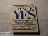 Getting to YES &ndash Negotiating Agreement Without Giving In