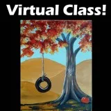 VIRTUAL CLASS 824 Autumn Swing  PAINT AT HOME