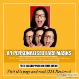 A4 Personalised Face Masks
