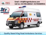 Take Low-Fare Road Ambulance Service in Ranchi by King Ambulance