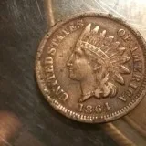 1864 Copper 1&cent