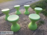Bar Stools Green 6 Tulsa