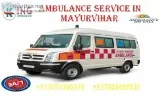 Best and Low-fare Ambulance Service in Mayur Vihar