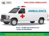 Ventilator Road Ambulance Service in Ramgarh by King Ambulance
