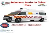 Book Inexpensive Ambulance Service in Nehru Place