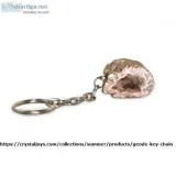 Geode key chain