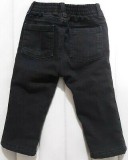 Pre owned Old Navy Flannel-Lined jeans color black rinsed baby b