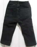 Pre owned Old Navy Flannel-Lined jeans color black rinsed baby b