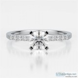 Naledi Regis Engagement Semi Mount Ring - PLC59