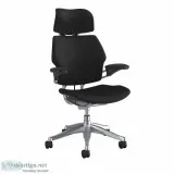 Freedom Headrest Polished Aluminium - Black Fabric