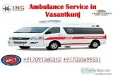 Get an Affordable Ambulance Service in Vasant Kunj by King
