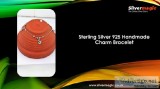 Sterling Silver 925 Handmade Bracelet With Marcasite