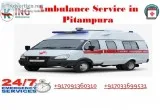 Book King Ambulance Service in Pitampura with ICU-Support