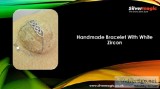 Handmade Bracelet With White Zircon