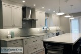 Stunning White Painted Transitional Kitchen Design