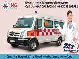 King Ground Ambulance Service in Kantatoli Ranchi with Medical T