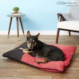 Dogzilla Pillow Dog Bed wRemovable Cover RedBlack