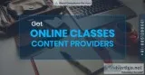 Get Online Classes Content providers with Global Consultancy Ser