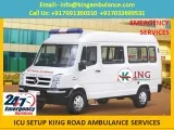 King ICU Setup Ambulance Service in Patna at Low-Fare