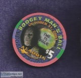 Aladdin Ltd Edition 5 Halloween Casino Chip