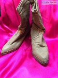 Suede Zodiac Ankle Boots