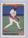 Ozzie Smith 1992 Upper Deck Diamond Skills 716