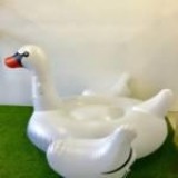 Inflatable White Swan  Perfect for Kids and Adults  Jenjo Games 