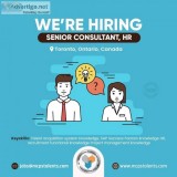 Hiring a Senior Consultant HR