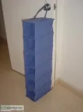 6 Shelves Hanging Shoes Organizer Holder for Closet w 6 Pockets 