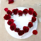 Order Delicious Heart-shape Cake Online - MyFlowerTree