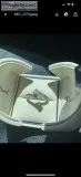Lost ring 2 stone ever us collection white gold