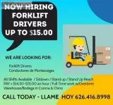 Forklift - Warehouse JOBS