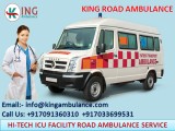 Pick Special Ambulance Service in Sri Krishna Puri by King