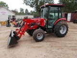 New TYM T494 CAB diesel 4x4 tractor w front end loader