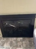 Fireplace doorsscreen grate tools bin