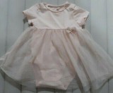 Pre owned HandM baby girls organic cotton tutu dress pink pastel