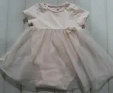 Pre owned HandM baby girls organic cotton tutu dress pink pastel
