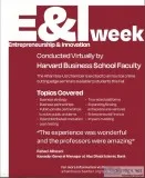 Harvard Online Innovation and Entrepreneurship Sessions
