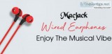 BUY WIRED EARPHONE MACJACK 100 FROM  349-